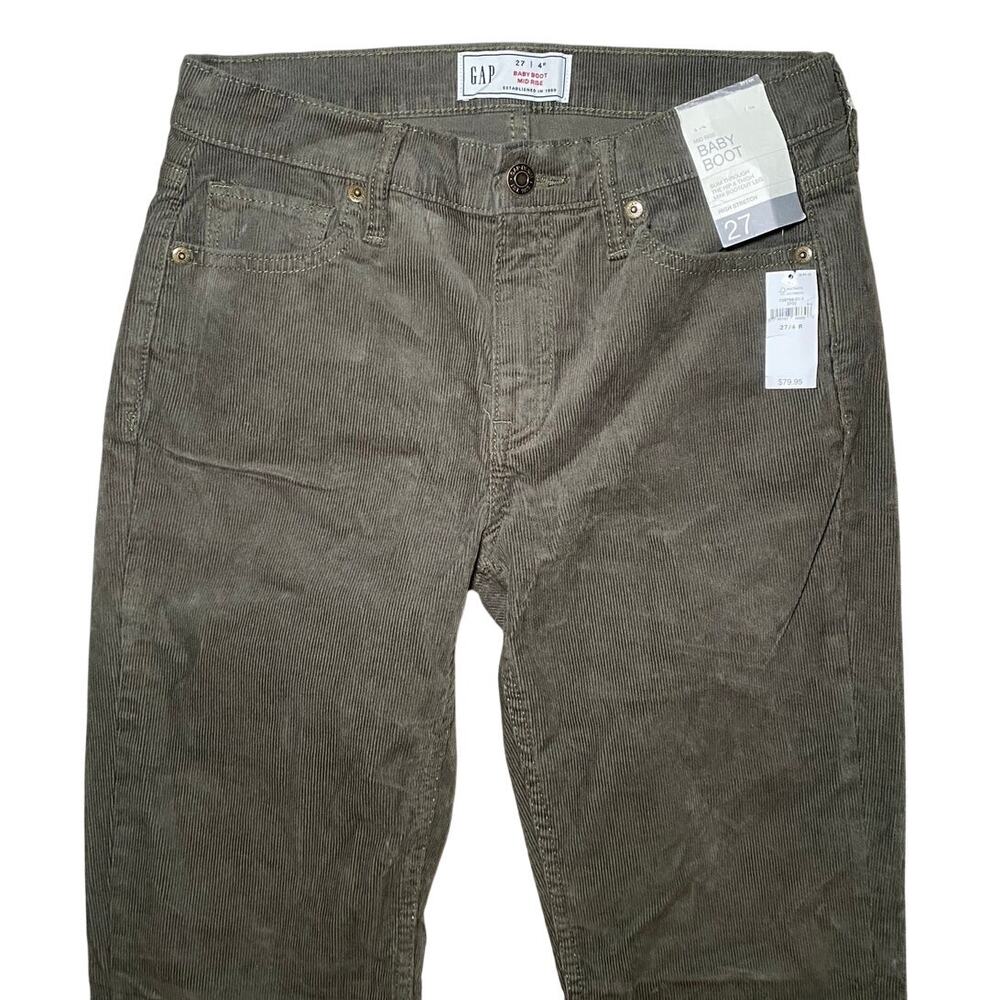 GAP - Green Corduroy  Baby Bootcut Jeans - New with Tags!